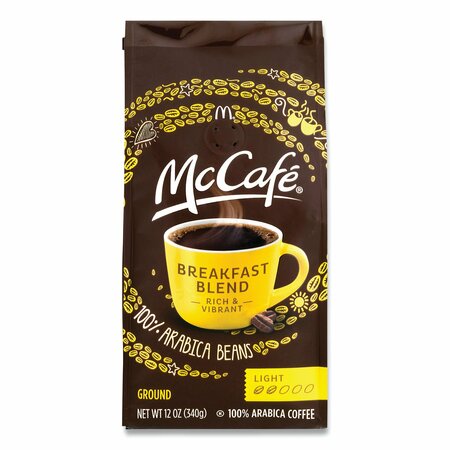 Ground Coffee, Breakfast Blend, 12 oz Bag -  MCCAFE, 5000358164/GN30
